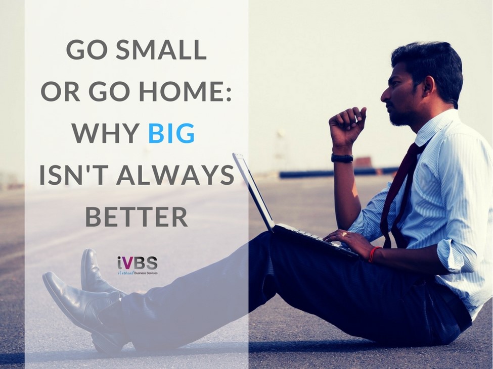 Go Small or Go Home: Why "Big" Isn't Always Better - iVirtual Business Services